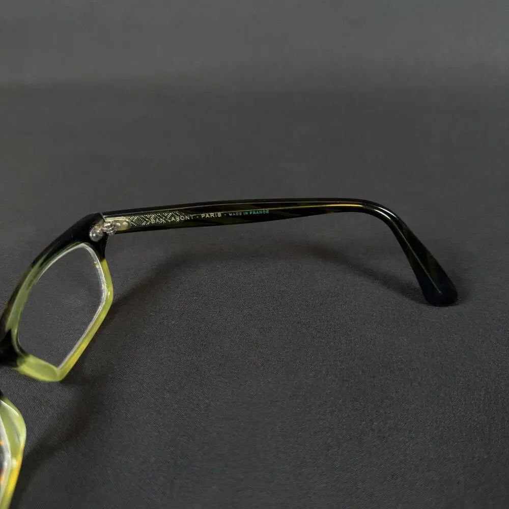 Jean Lafont Felicie 414 50-16 142 Green Tortoise Eyeglass Paris Only Frame